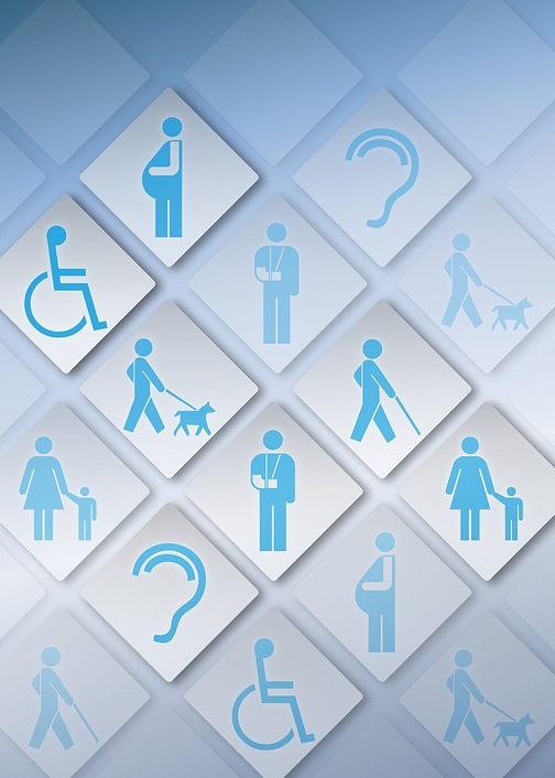 Immagine stilizzata della disabilità