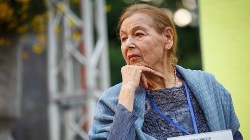 Foto della scrittrice Edith Bruck